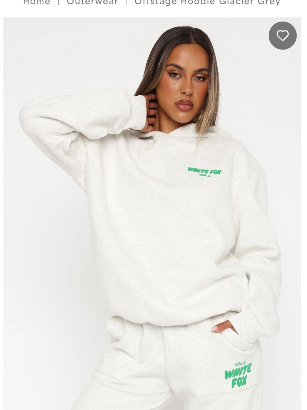 White Fox Offstage Hoodie